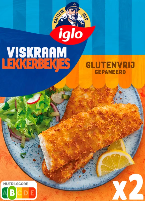 Iglo Glutenvrije lekkerbekjes gepaneerd