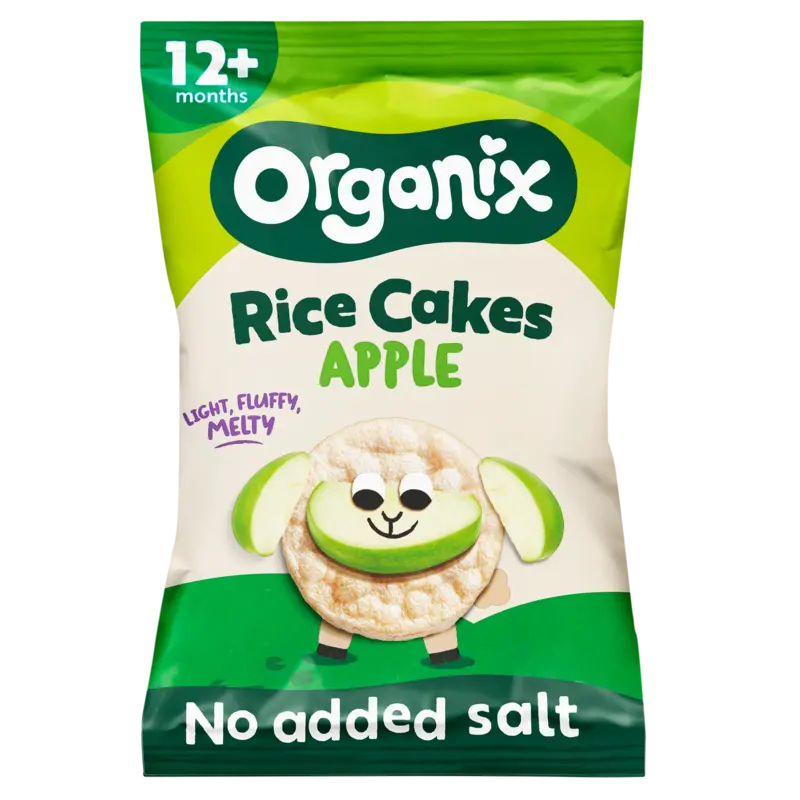 Organix Apple rice cake clouds 7m+