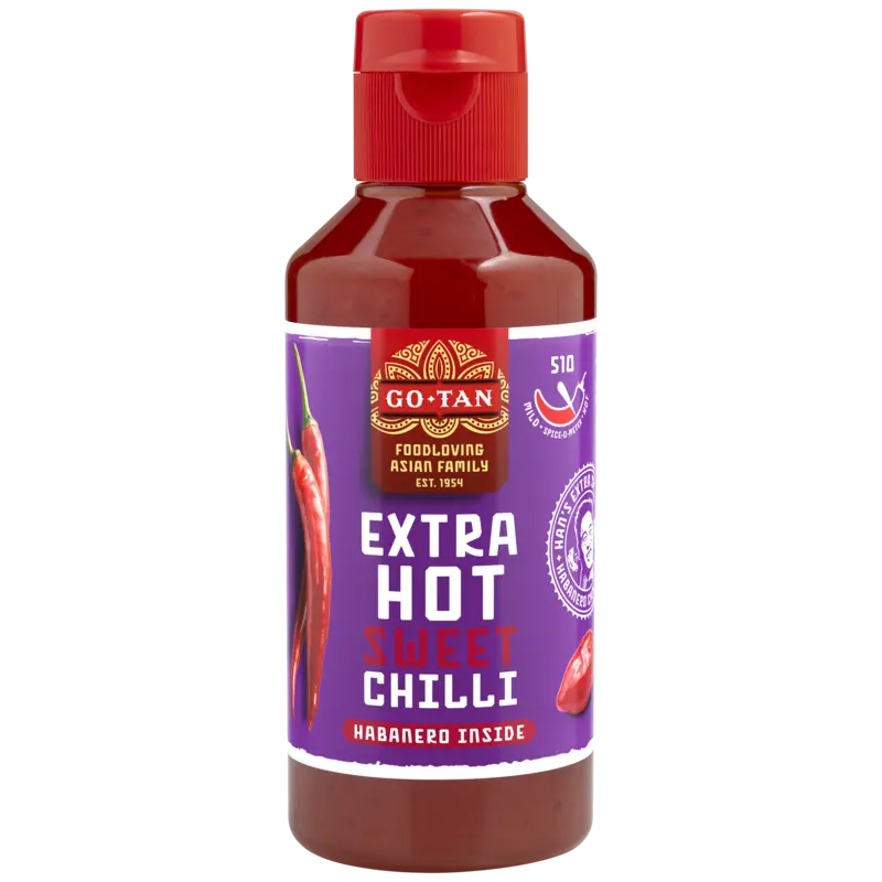 Go-Tan Chillisaus extra hot sweet chilli