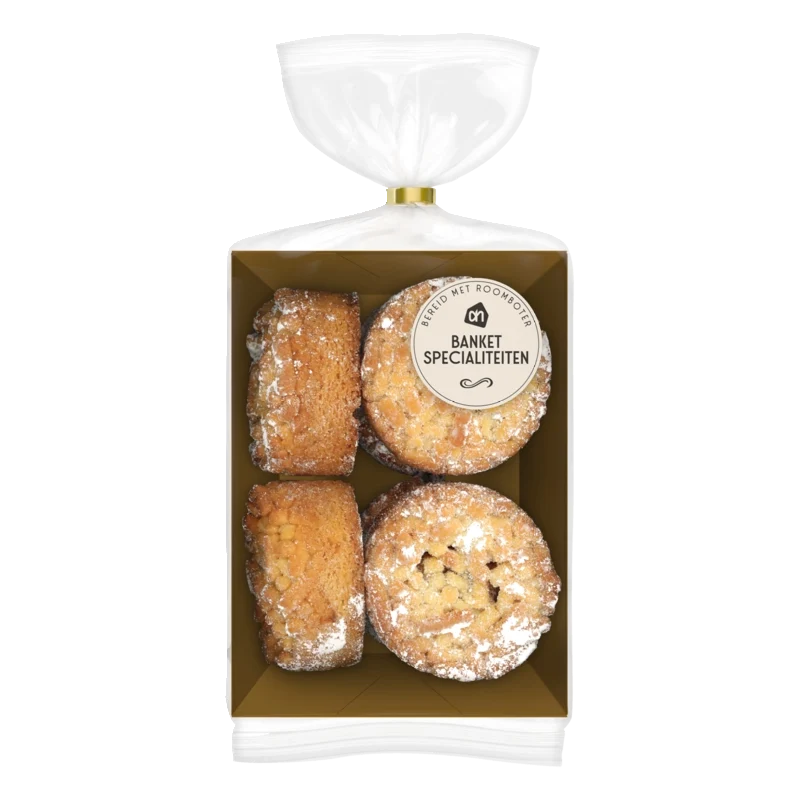 Mini appelkruimel koek
