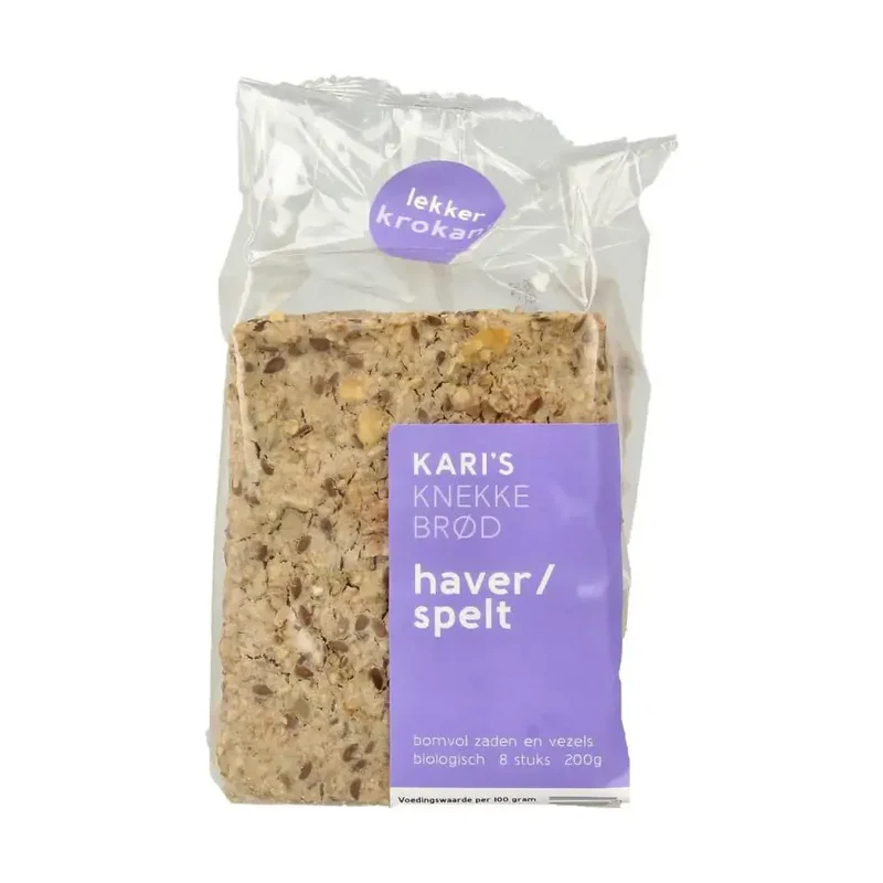Kari's Crackers Knackebrod haver/spelt bio 200 gram