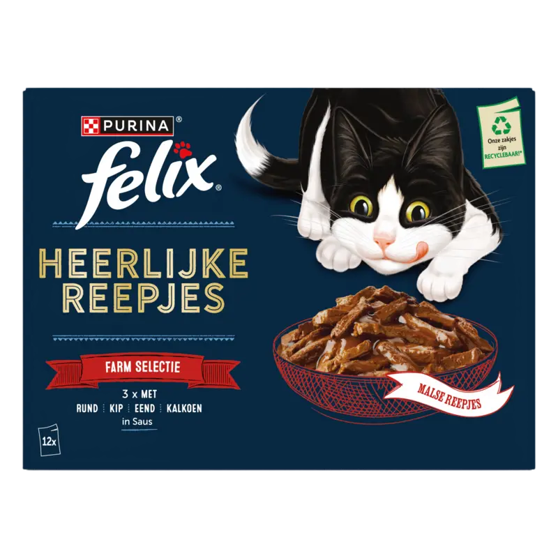Felix Heerlijke reepjes farm selectie in saus