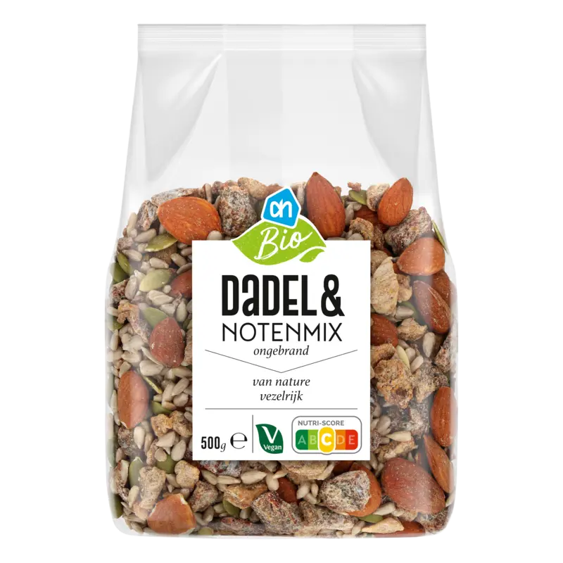 Biologisch Dadel & notenmix ongebrand