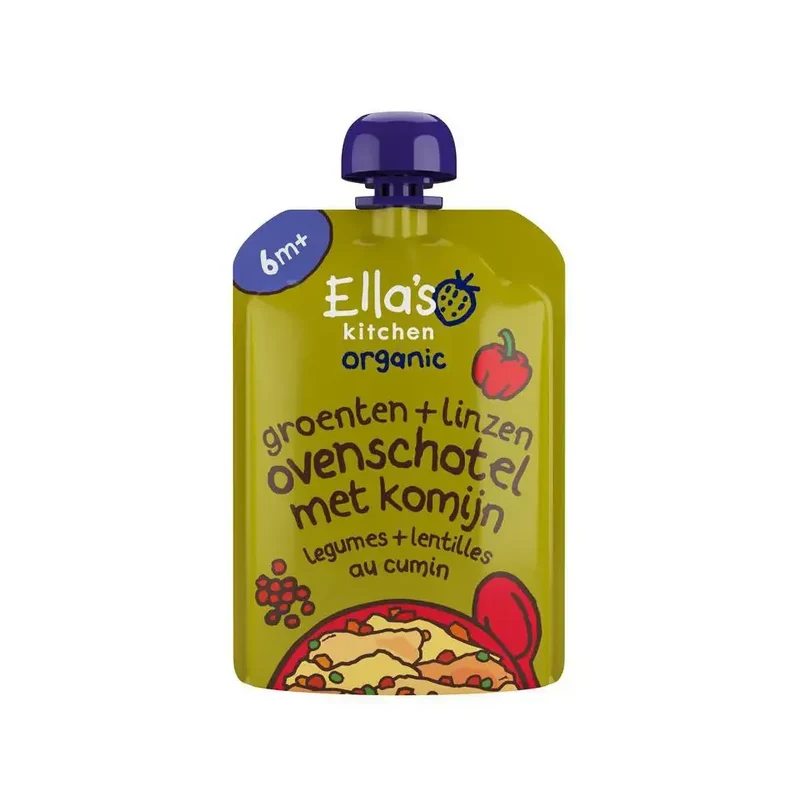 Ella's Kitchen Groene ovenschotel met linzen 6+ mnd bio 130 gram