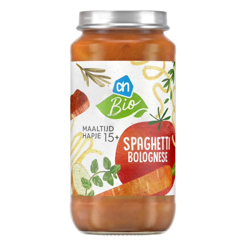 Biologisch Maaltijdhapje spaghetti bolognese 15+