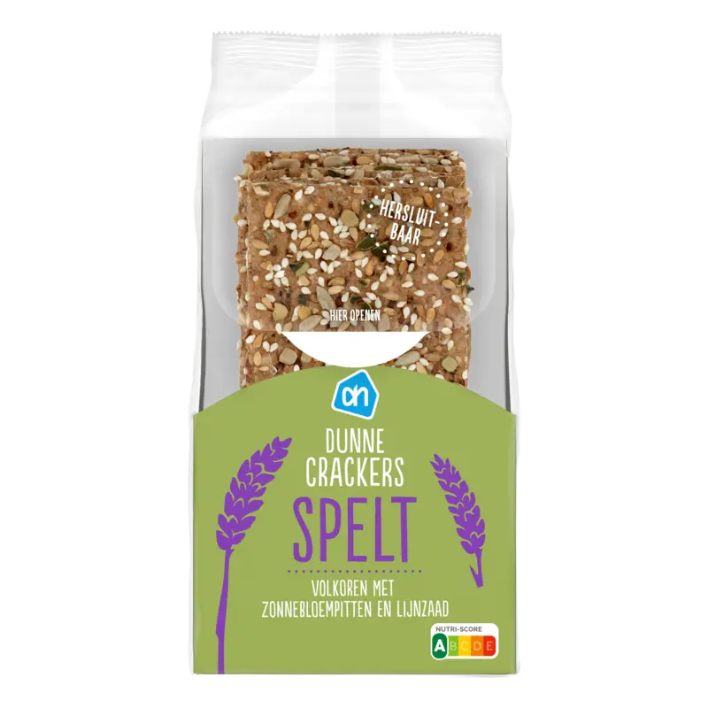 Dunne crackers spelt