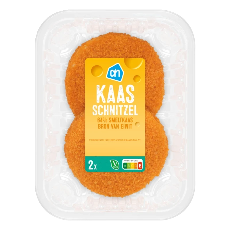 Vegetarische kaasschnitzel