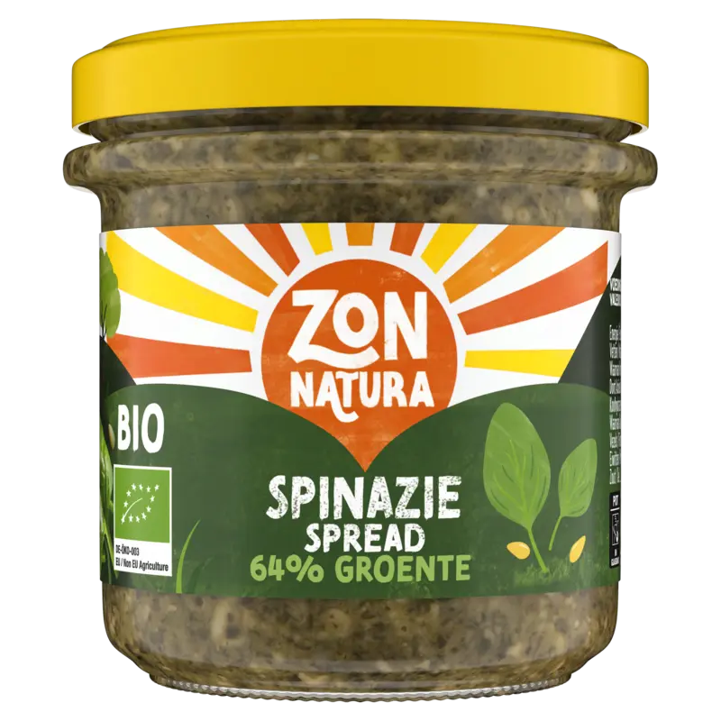 Zonnatura Groentespread spinazie