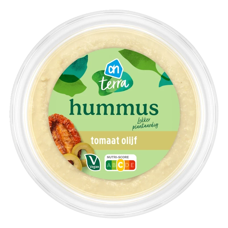 Terra Plantaardige hummus tomaat olijf
