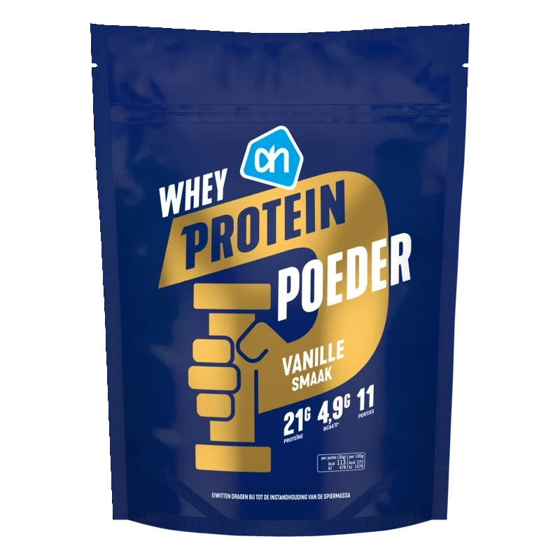 Whey protein shake vanille