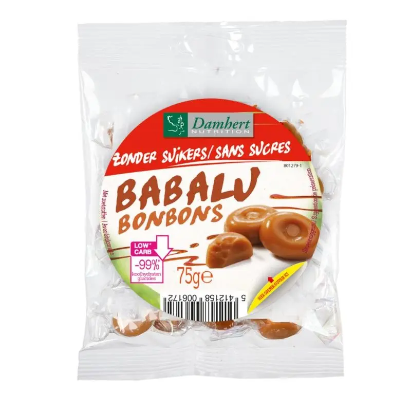 Damhert Babalu butterbonbons 75 gram