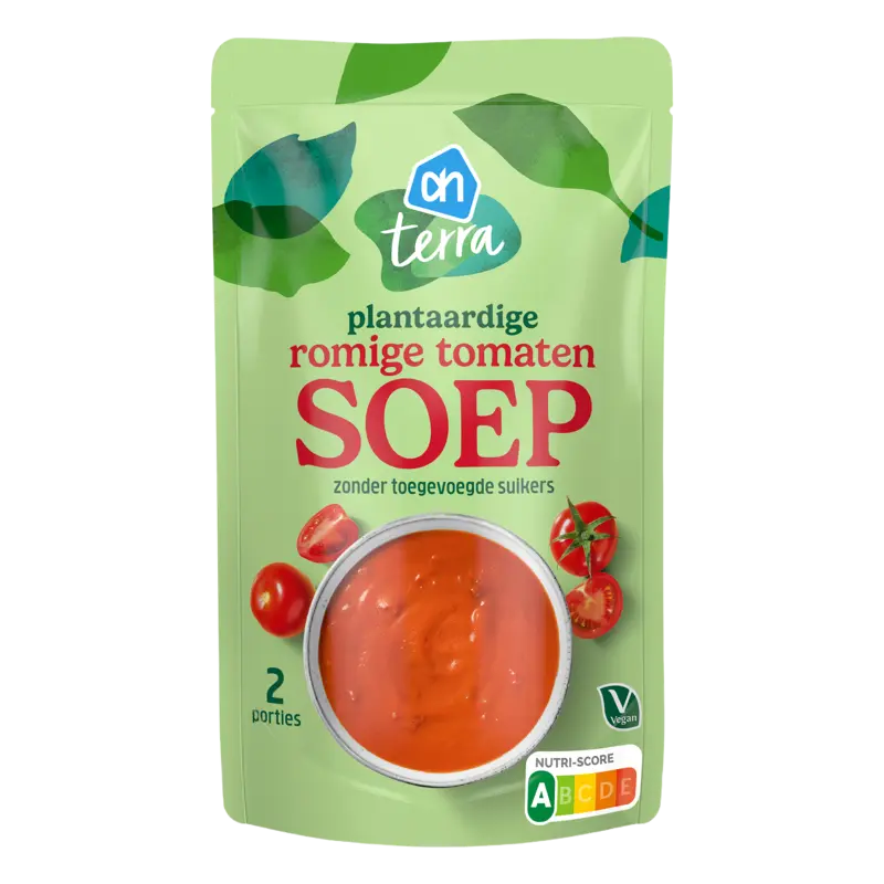 Terra Plantaardige romige tomatensoep