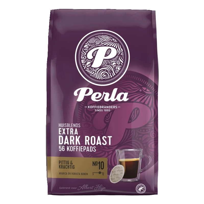 Perla Huisblends Extra dark roast koffiepads