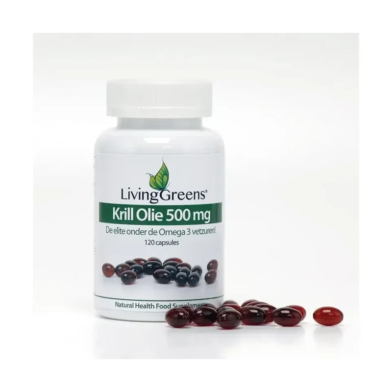 Livinggreens Krill olie 500 mg 120 capsules
