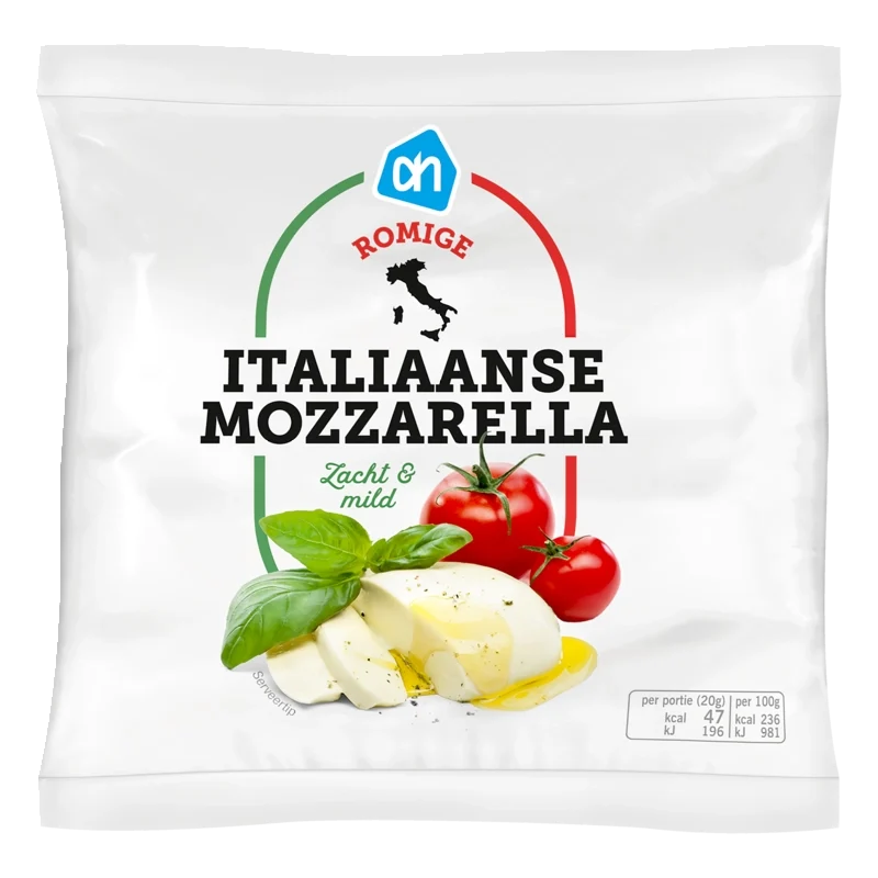 Italiaanse mozzarella