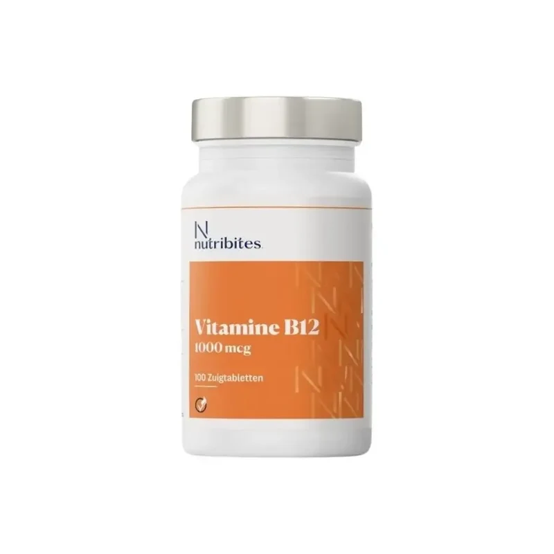 Nutribites Vitamine B12 1000 mcg 100 zuigtabletten