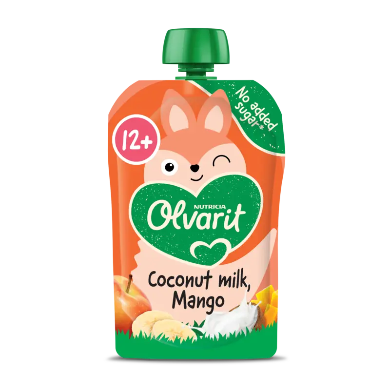 Olvarit Knijpfruit kokosmelk mango 12m+