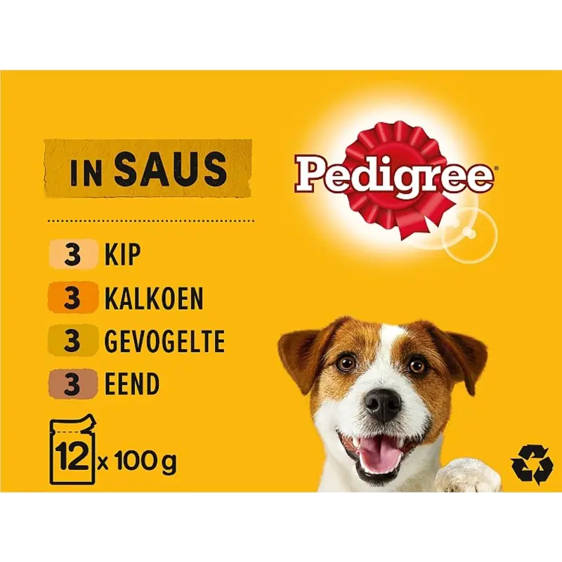 Pedigree Gevogelte selectie in saus