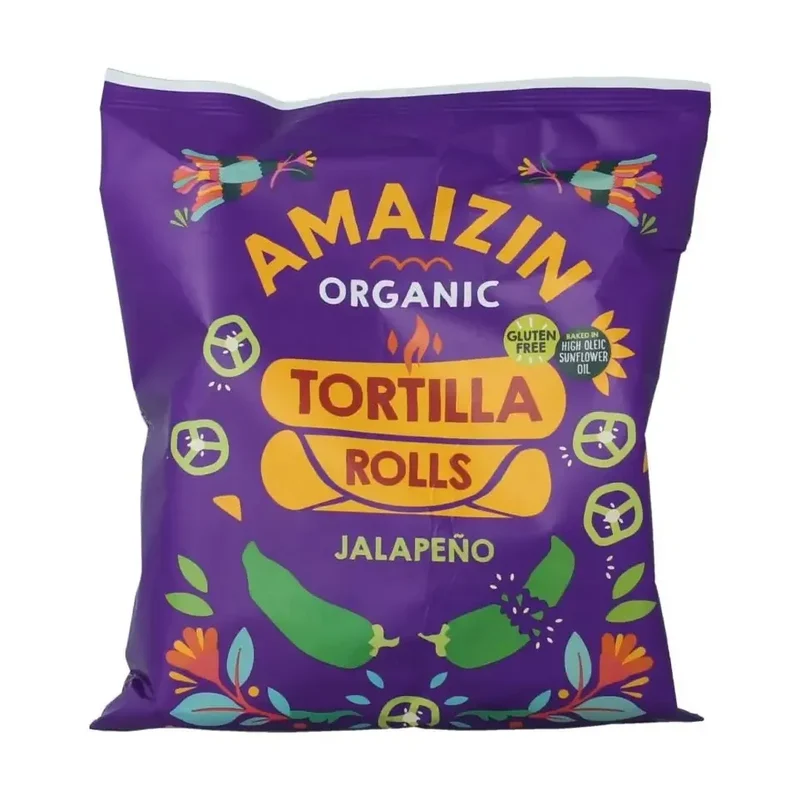 Amaizin Maischips jalapeno biologisch 100 gram
