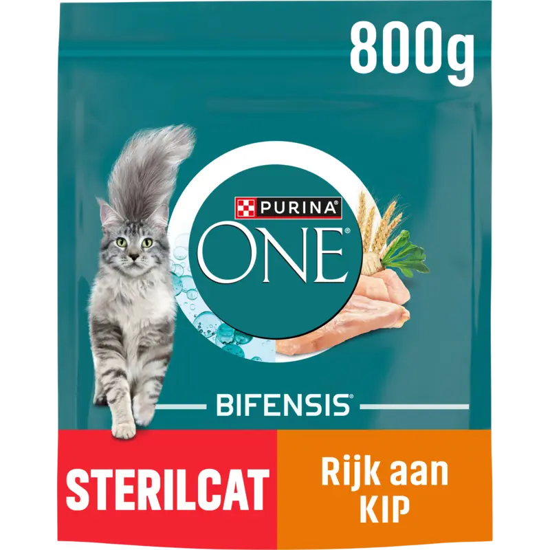 Purina ONE Sterilcat rijk aan kip