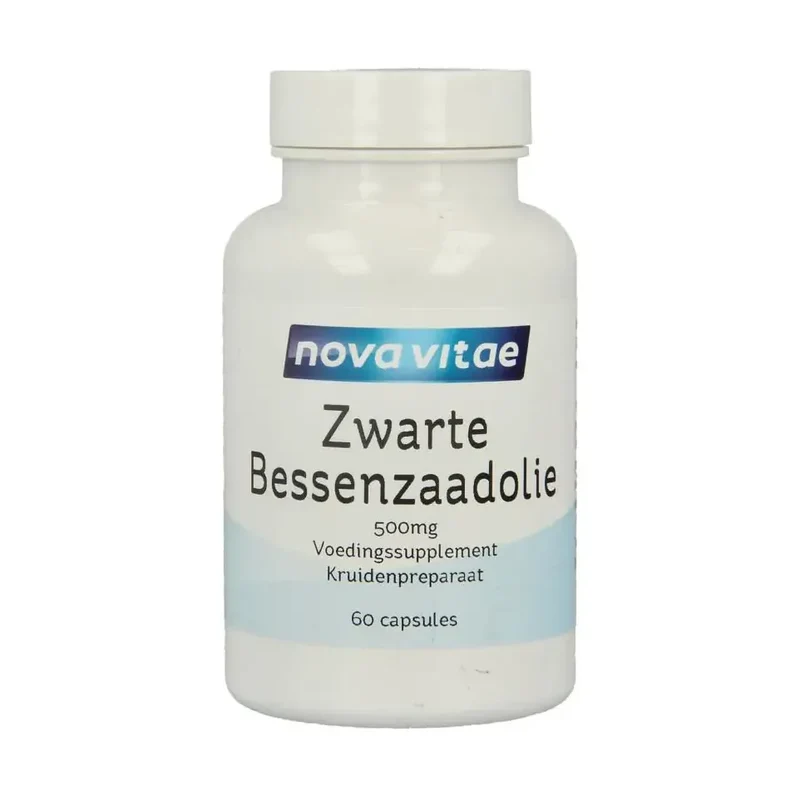 Nova Vitae Zwarte bessenzaad olie 60 capsules