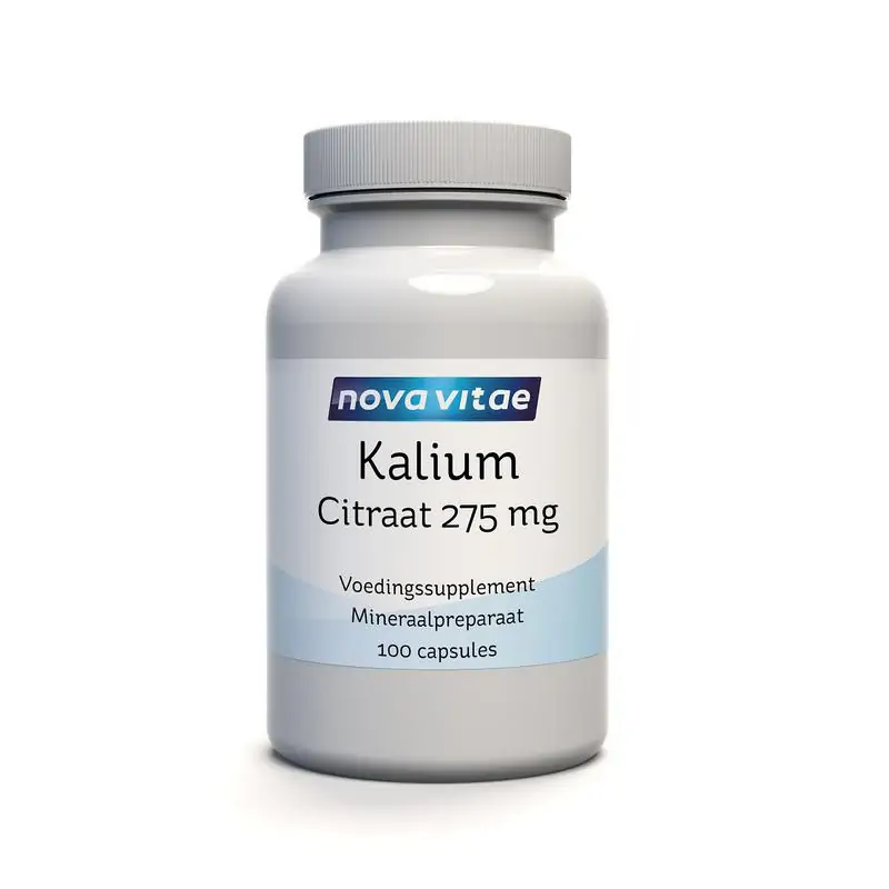 Nova Vitae Kalium citraat 275 mg 100 capsules