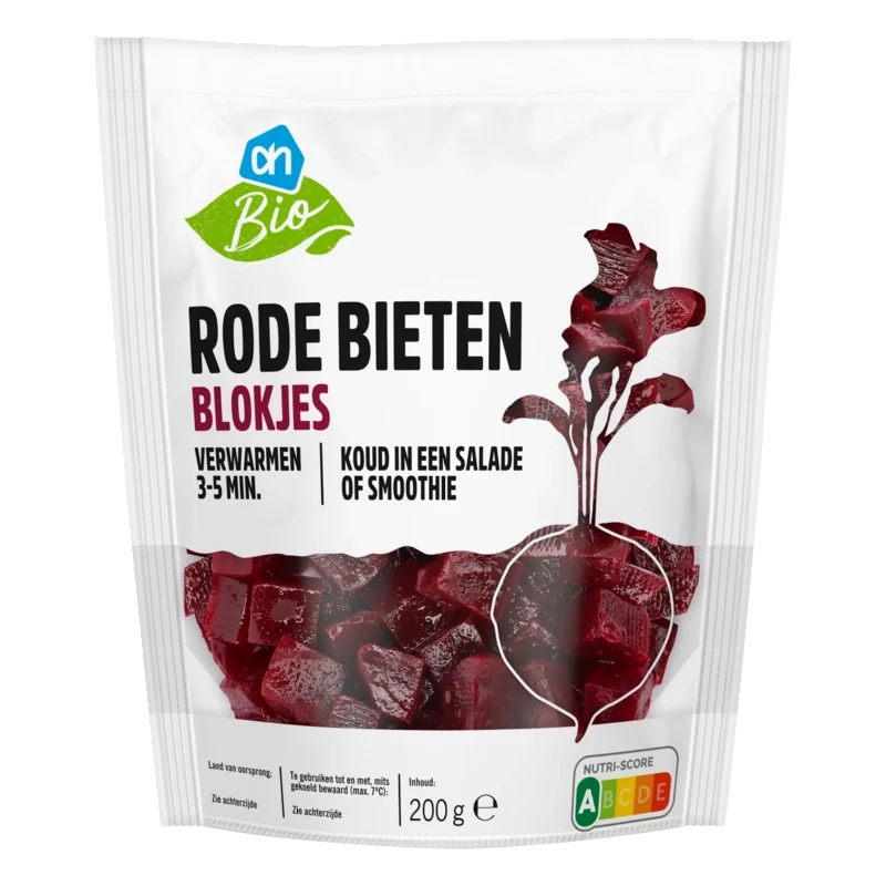 Biologisch Rode bieten blokjes