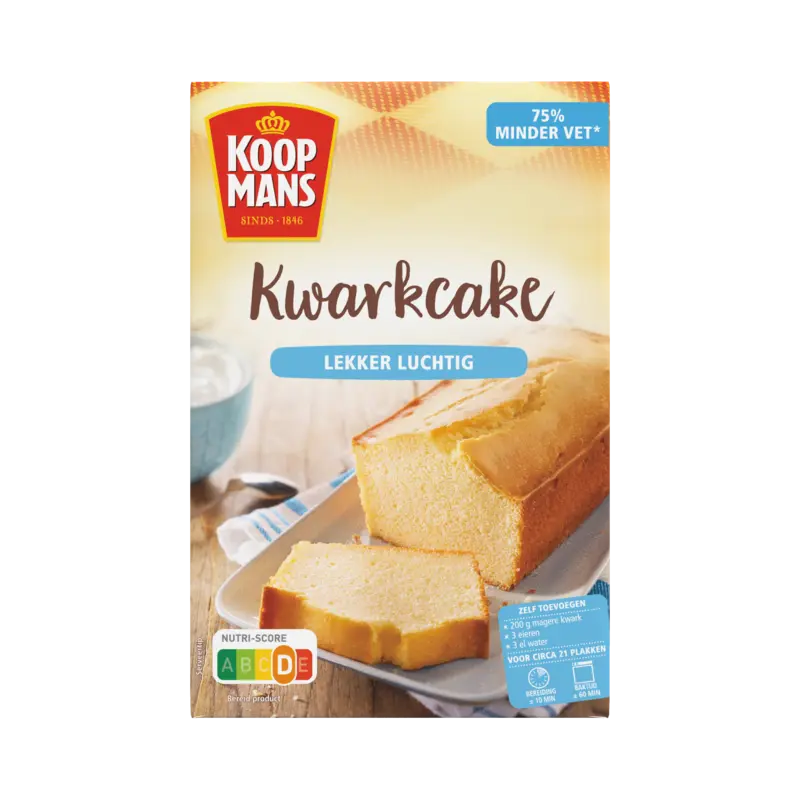 Koopmans Mix voor kwarkcake