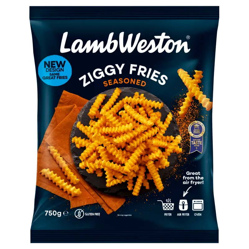 LambWeston Ziggy fries seasoned
