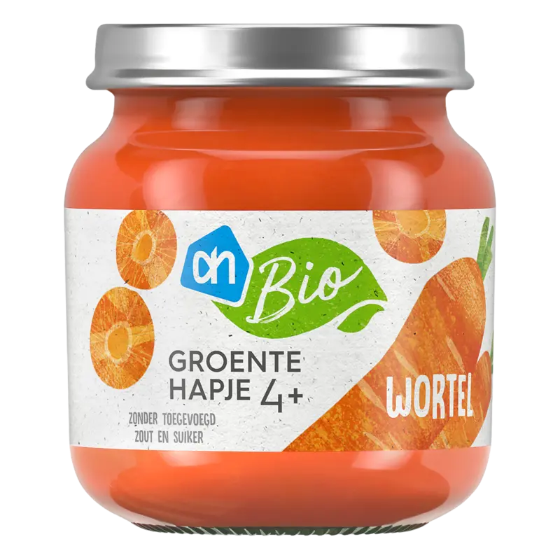 Biologisch Groentehapje wortel 4+