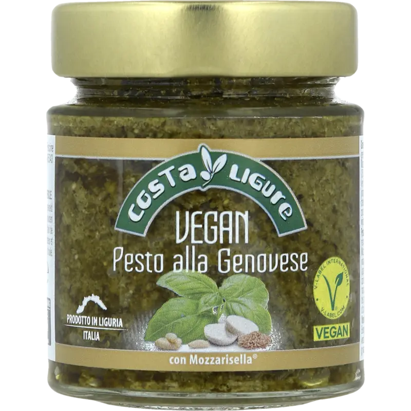 Costa Ligure Pesto genovese vegan mozzarisella