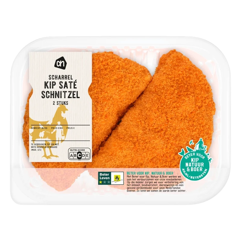 Scharrel kipsateschnitzel 2 stuks