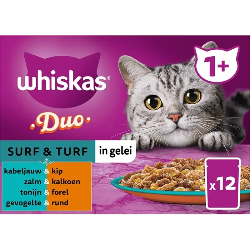 Whiskas Duo surf&turf in gelei