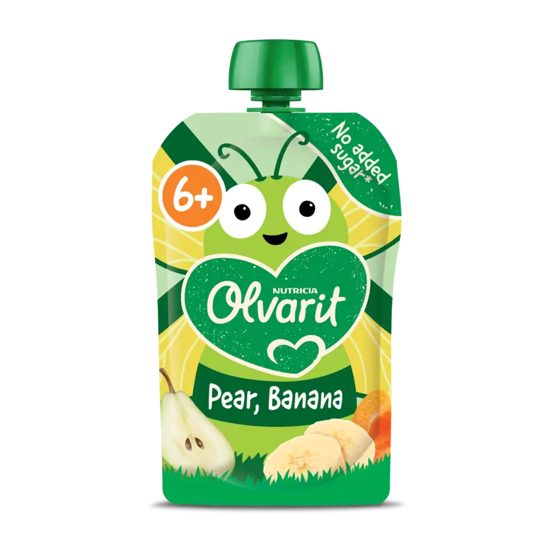 Olvarit Knijpfruit peer banaan 6m+