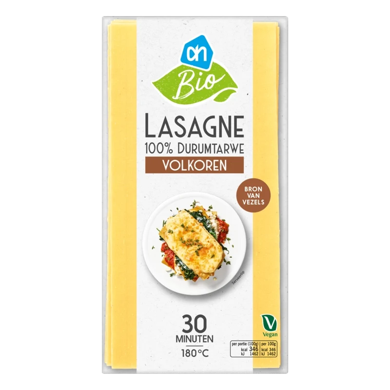Biologisch Lasagne volkoren