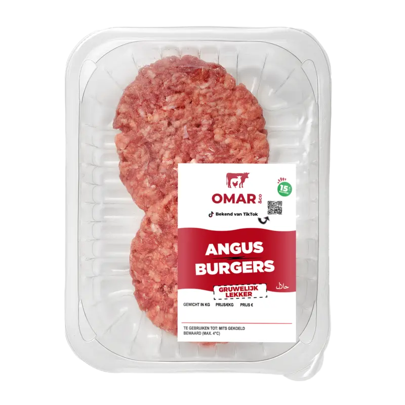 Omar Angus beef burger
