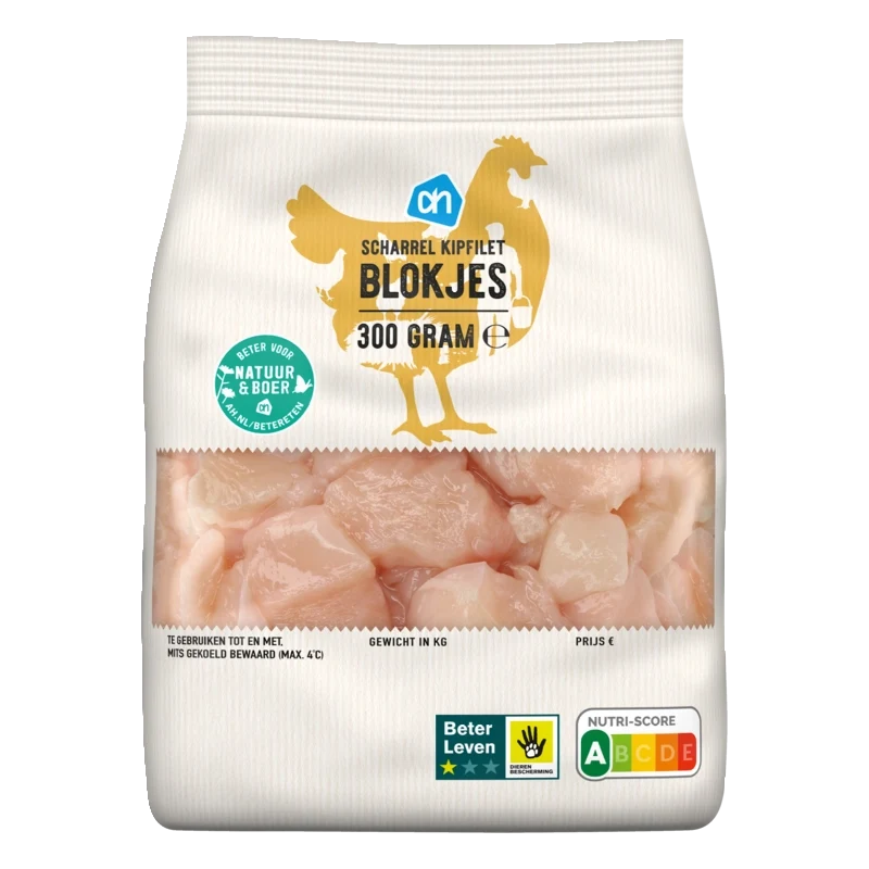 Scharrel kipfiletblokjes