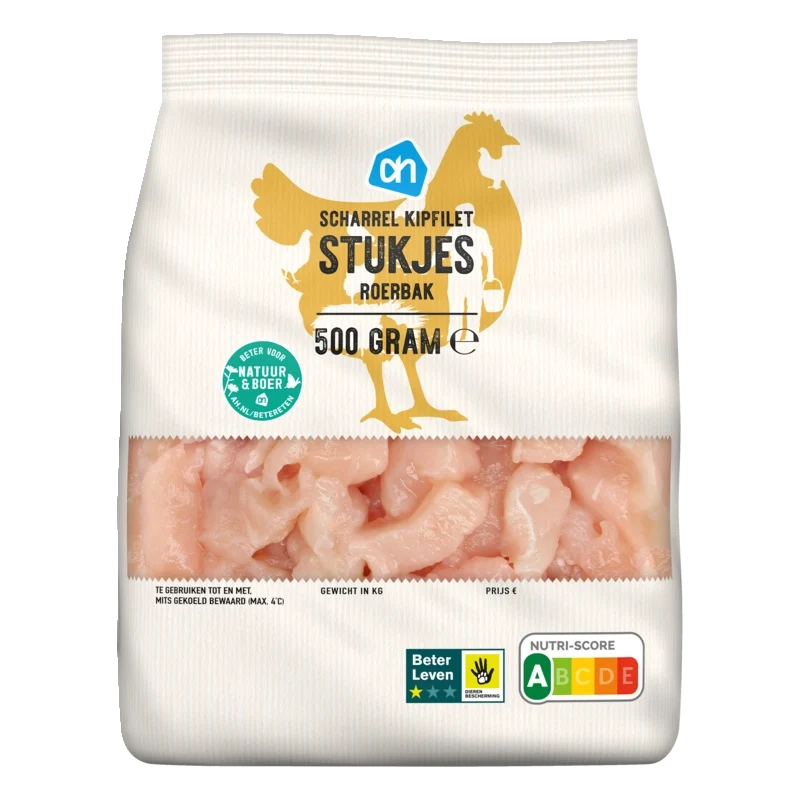 Scharrel kipfilet roerbakstukjes