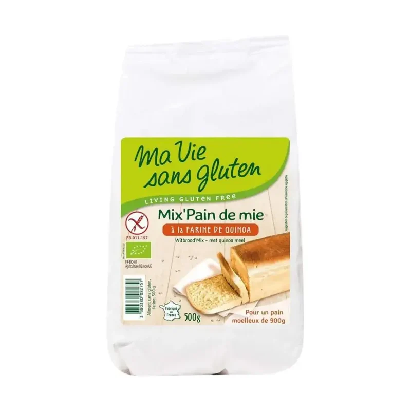 Ma Vie Sans Gluten Wit broodmix met Quinomeel 500 gram
