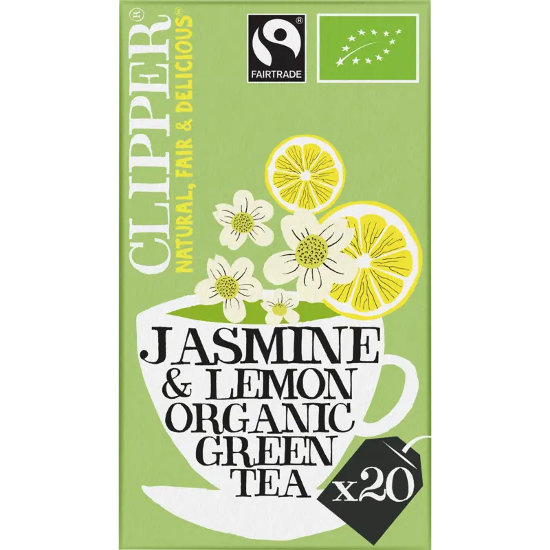 Clipper Jasmine & lemon organic green tea