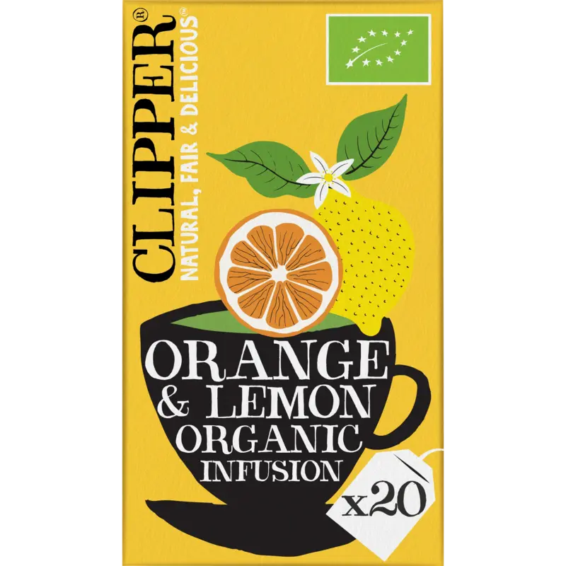 Clipper Orange & lemon organic infusion