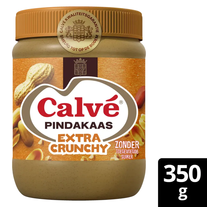 Calvé Extra crunchy pindakaas