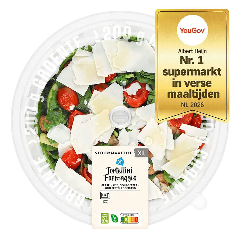 Stoommaaltijd tortellini formaggio XL