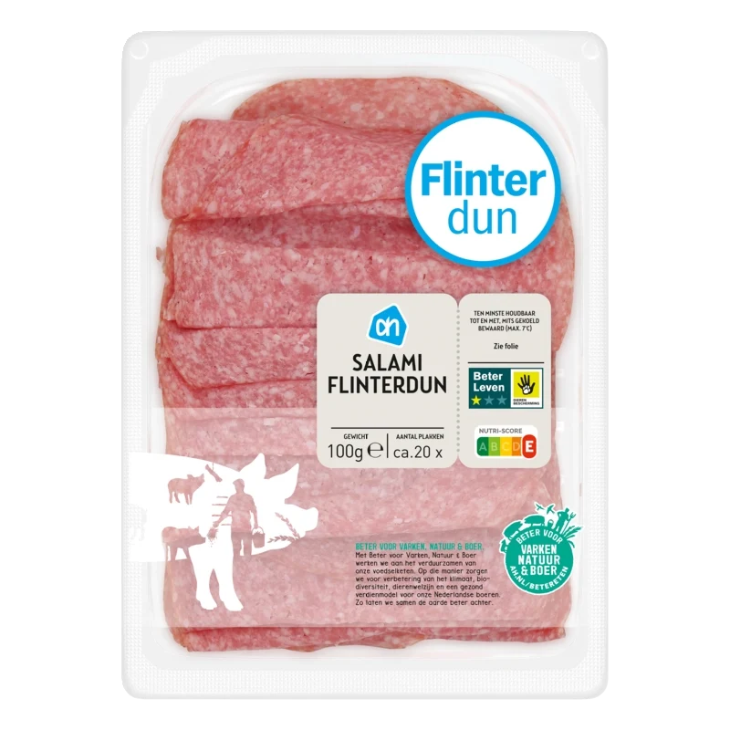 Flinterdunne goudsalami