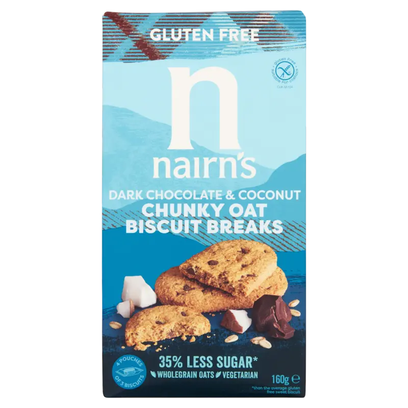 Nairn's Brosse biscuits met chocola & kokosnoot