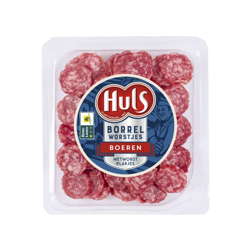 Huls Boeren borrelworstjes