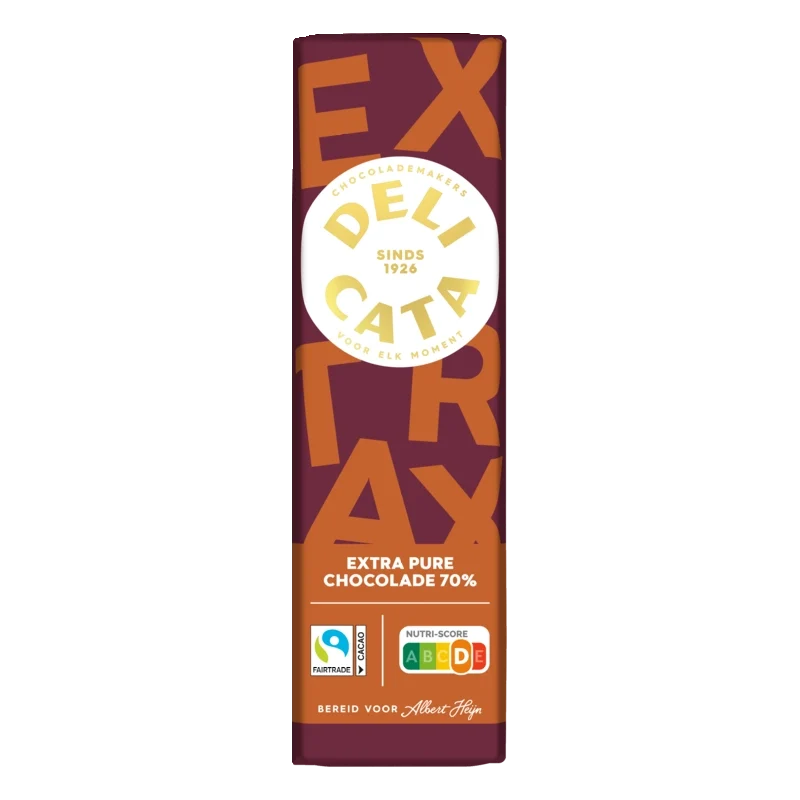 Delicata Reep extra pure chocolade 70%
