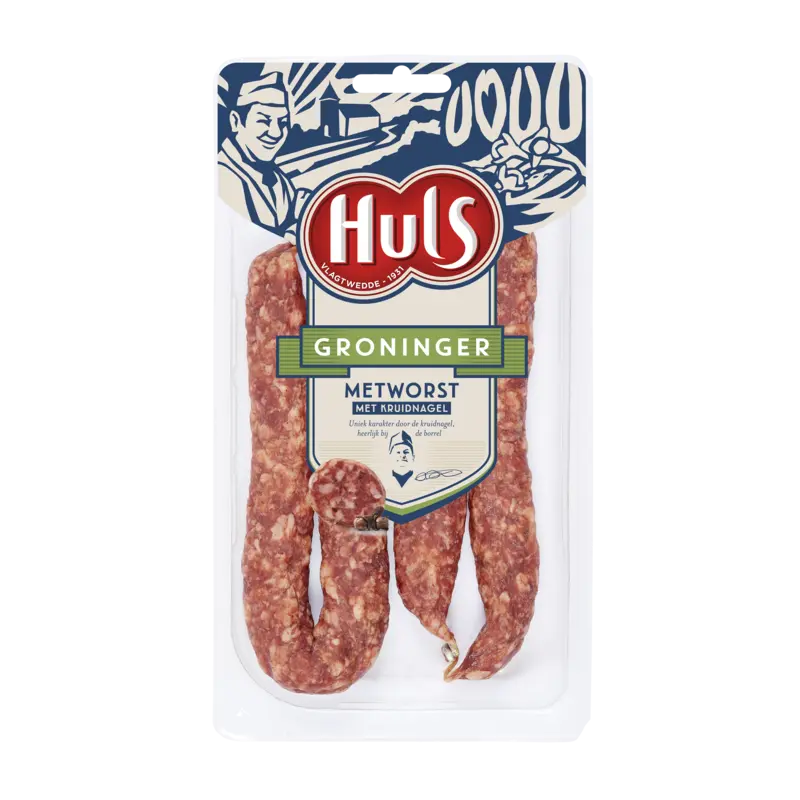 Huls Groninger metworst