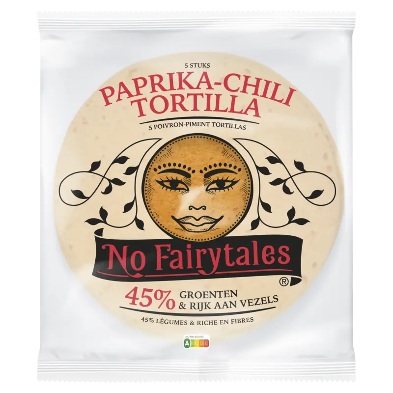 No Fairytales Paprika & chili tortilla