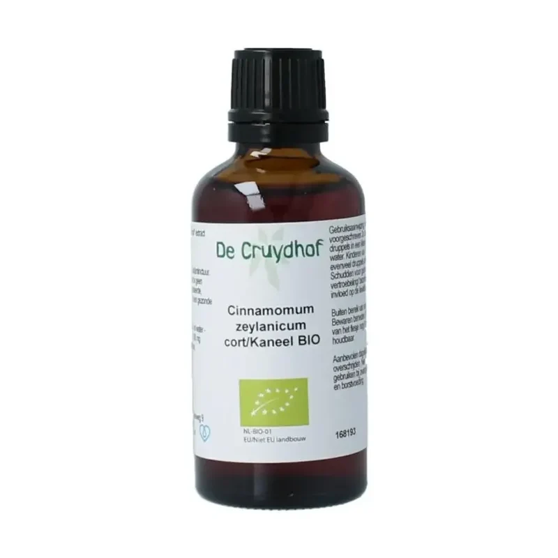 Natura Sanat Cinnamomum zeyl cort / kaneel tinctuur biologisch 50 ml